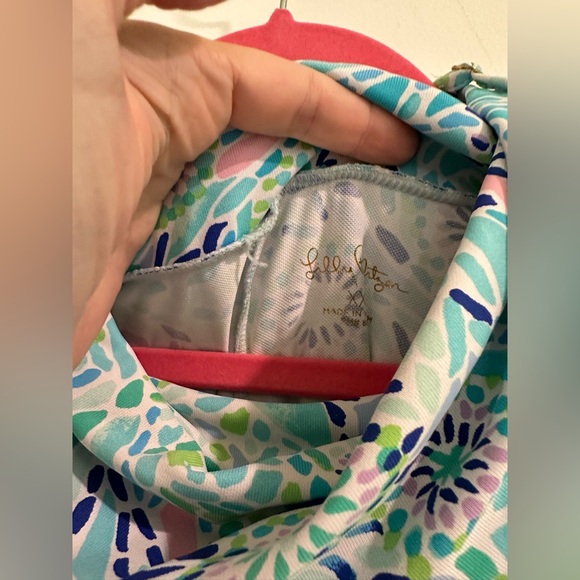 Lilly Pulitzer UPF 50+ Chilly Lilly Lilshield Open Water Dress - Picture 4 of 5